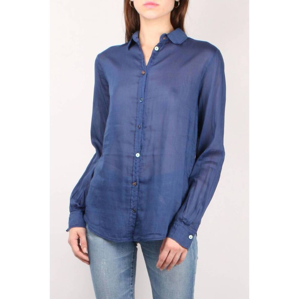 NEW FORTE FORTE voile shirt in indaco